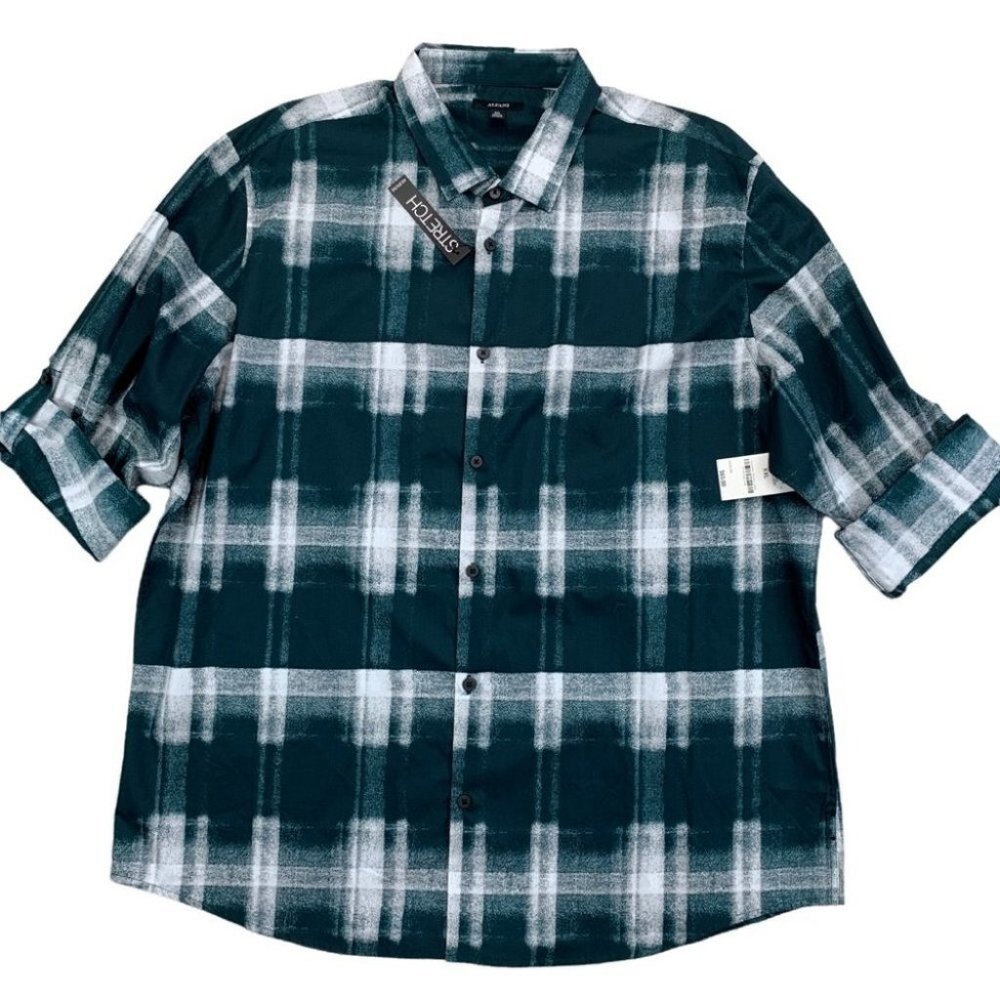 Alfani Men Shirt Casual Button-Down Shirts, Size XXL